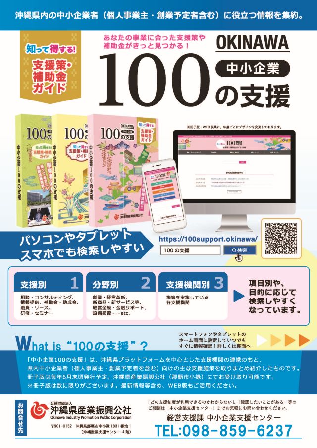 中小企業100の支援（サムネイル）