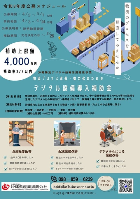 沖縄物流デジタル技術活用推進事業